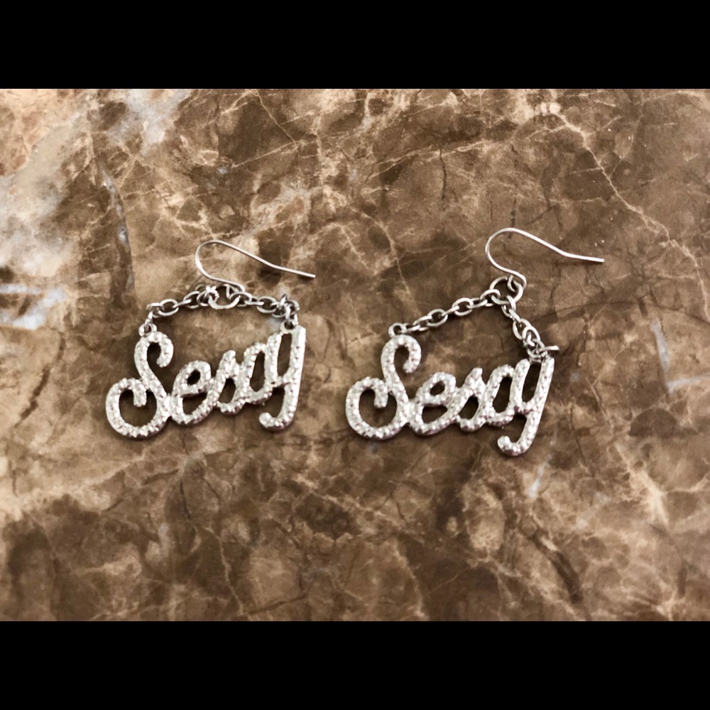 Sexy Silver Earrings